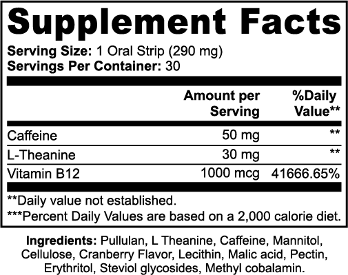 β‘ VYRAL ENERGY - Energy & Focus Support Strips