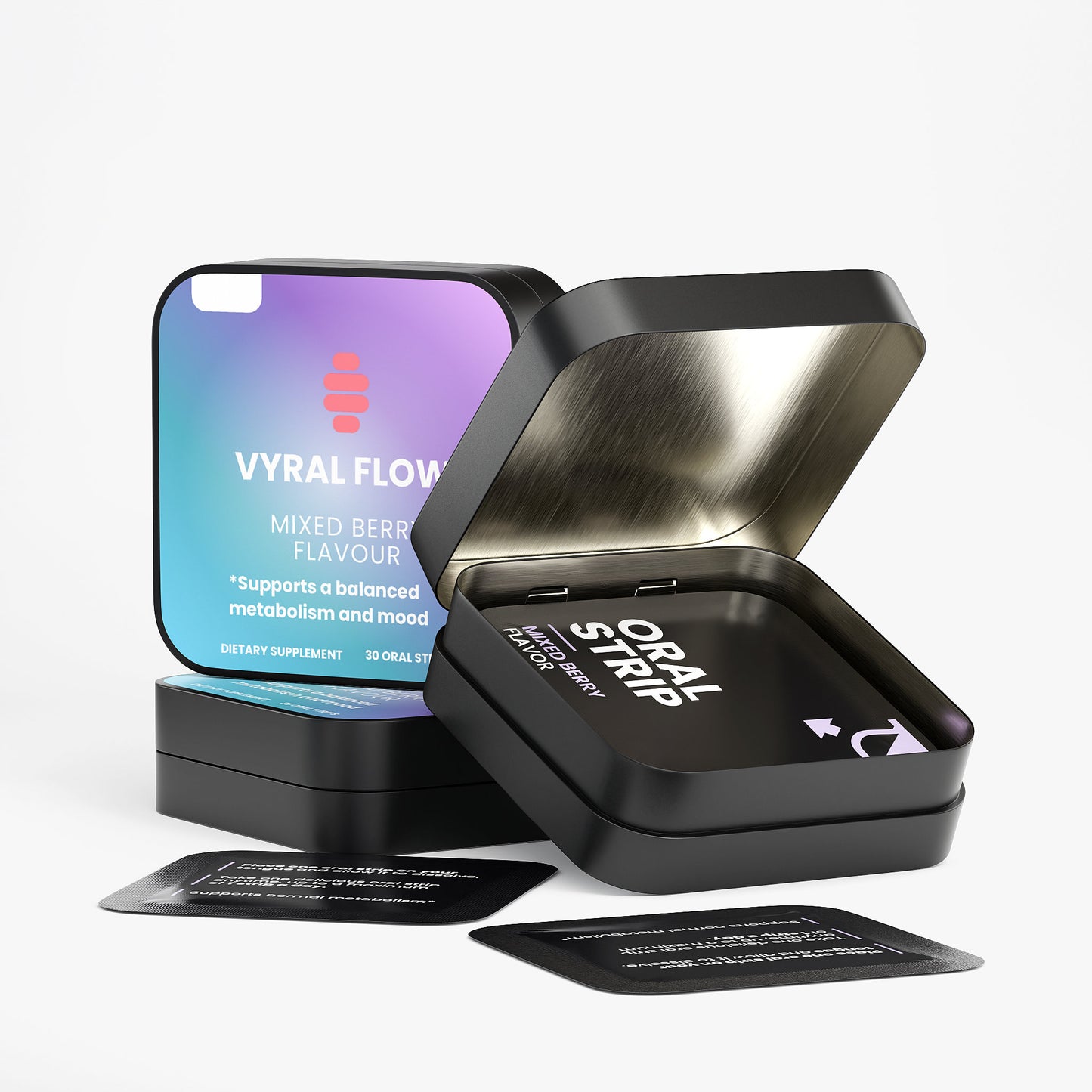 🍓 VYRAL Flow — Appetite Balance & Weight Support Strips