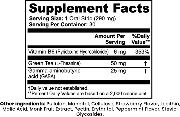 🌿VYRAL Calm — Cognitive Relax & Focus Support Strips