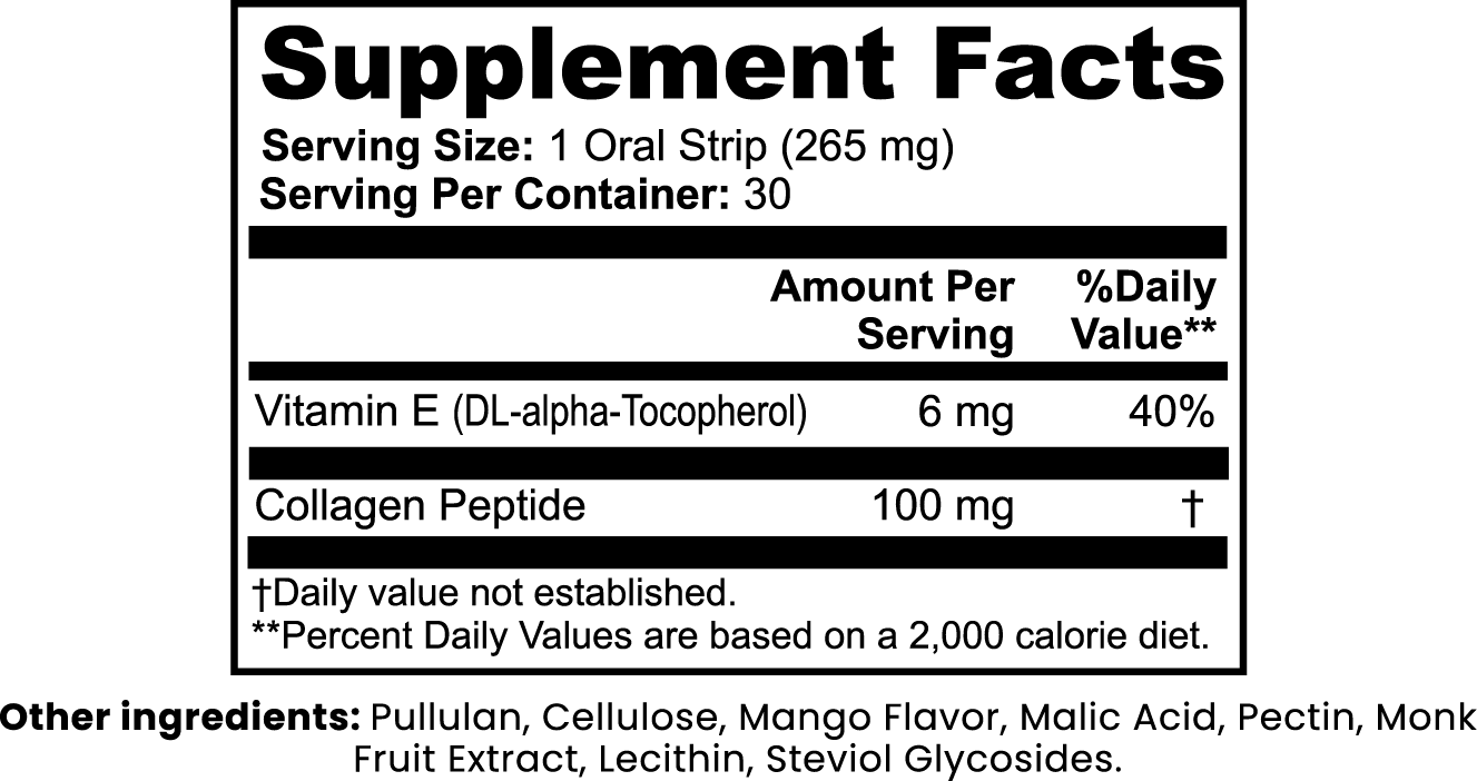 🥭 VYRAL Glow — Beauty + Collagen Radiance Strips